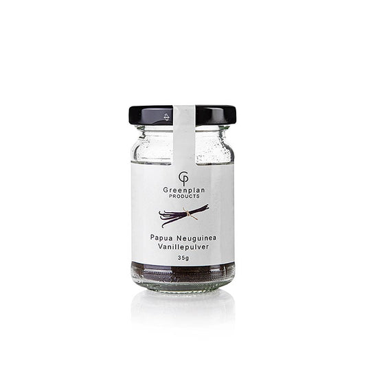 Vaniljepulver (malet vanilje) Papua Ny Guinea, Greenplan, 35 g