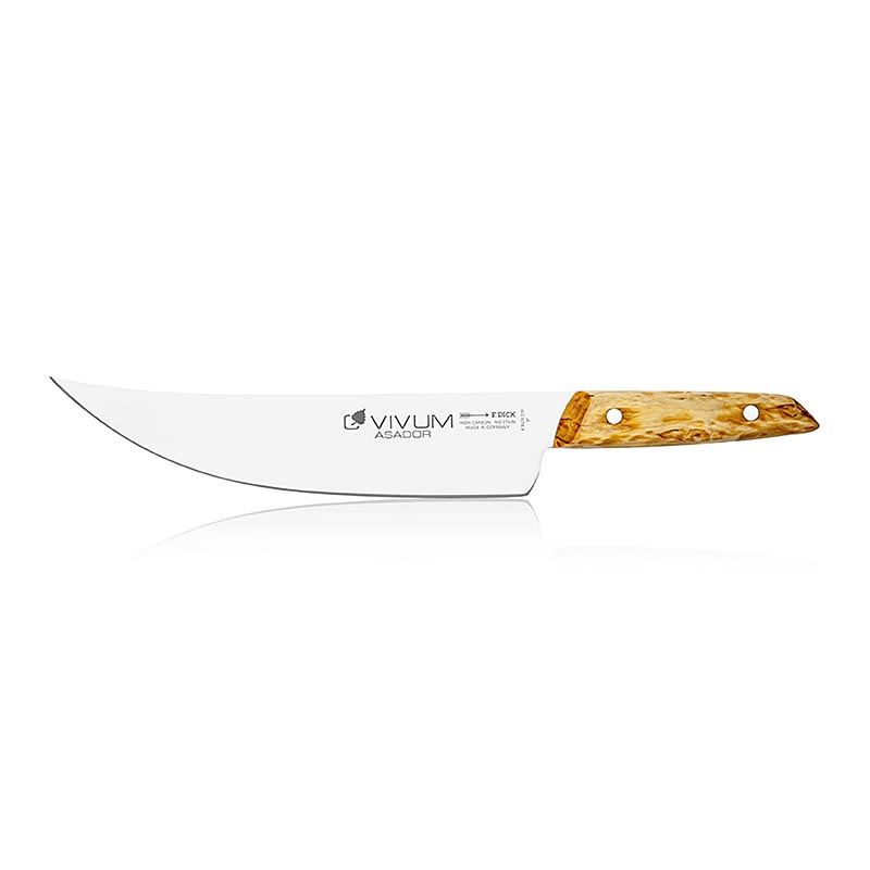 VIVUM BBQ-kniv "Asador", kødkniv, med træskæfte, 22 cm, DICK, 1 stk