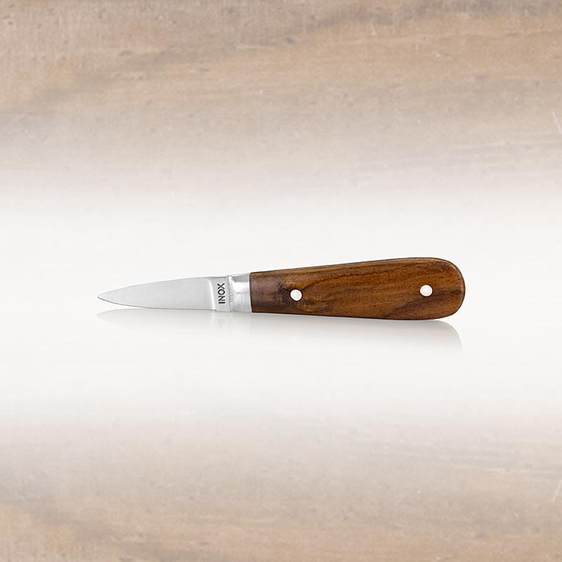 Østerskniv, træhåndtag, bred klinge, 6 cm, 1 stk
