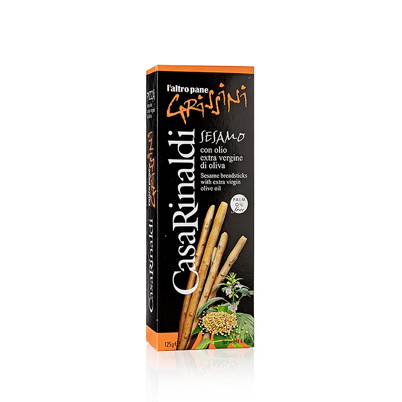 Grissini-snacks med sesam, 125 g, Casa Rinaldi, 125 g