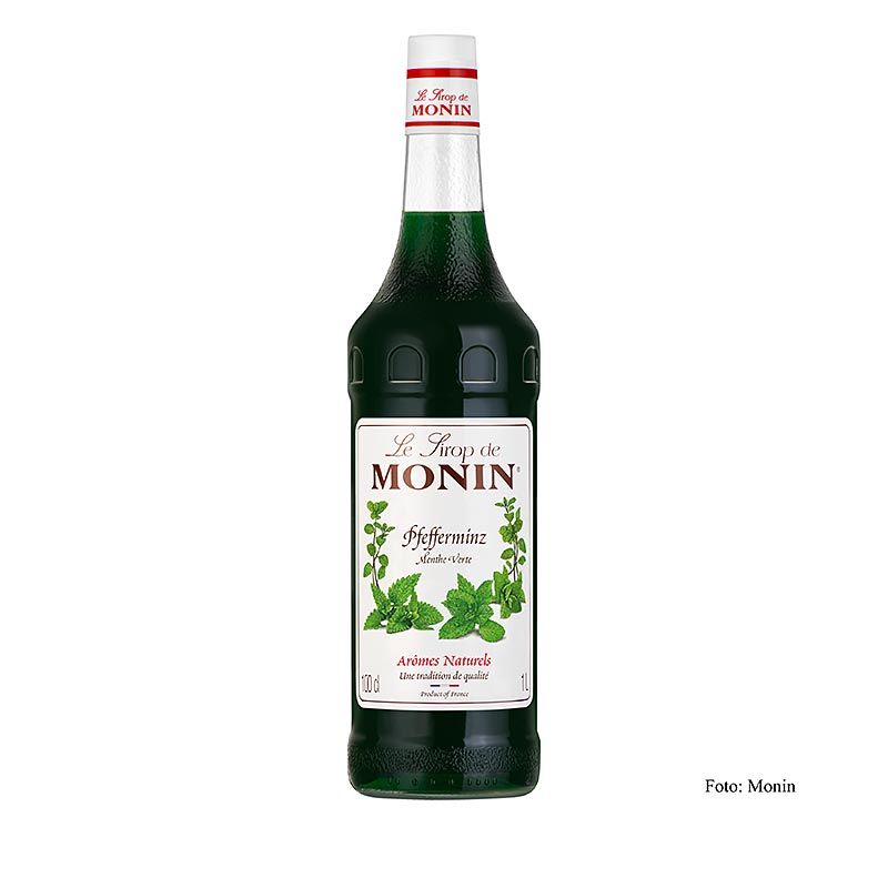 Monin pebermynte sirup, grøn, 1 l