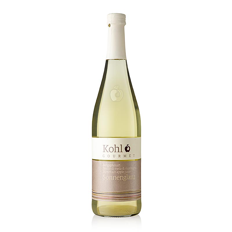 Kohl Gourmet Bergapfelsaft Sonnenglanz (naturligt uklar), 750 ml