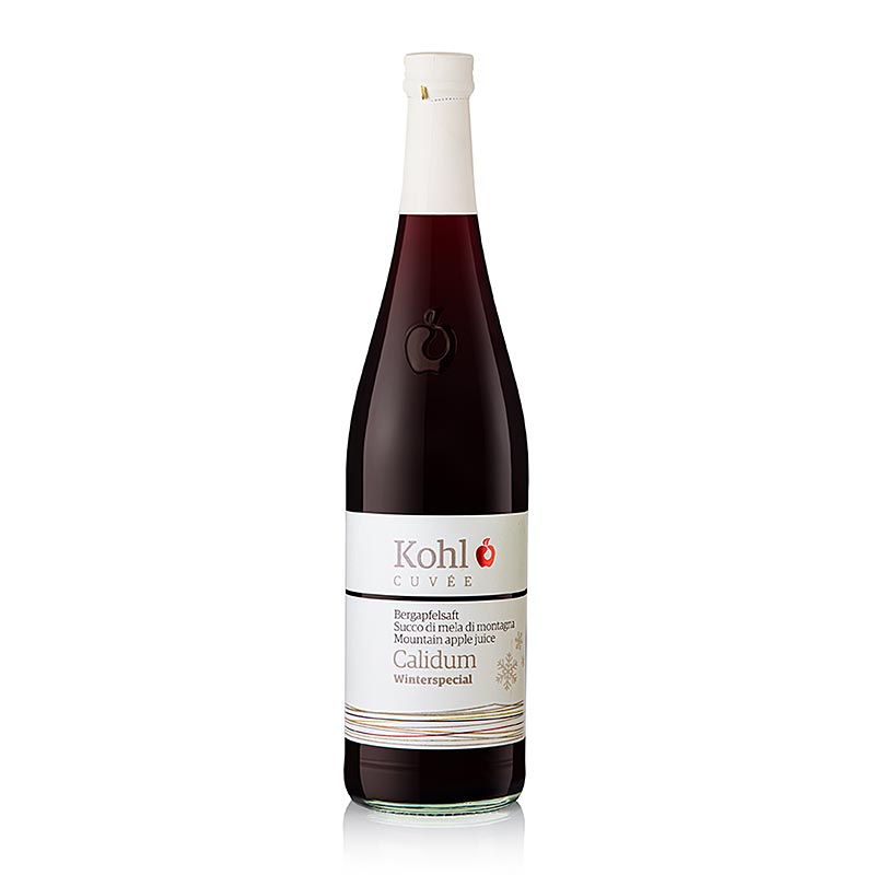 Kohl CUVÉE vinterpunsch Calidum bjergæblejuice + hyldebær + krydderier, 750 ml
