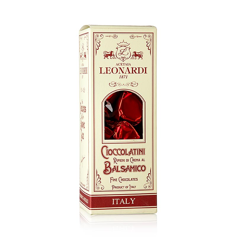 Chioccolatini Balsamico - chokoladepraliner med balsamico, Leonardi, 250 g