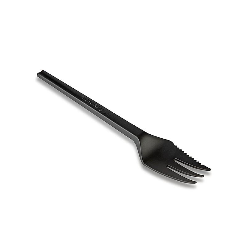 Naturesse snackgaffel, sort, 1.000 stk