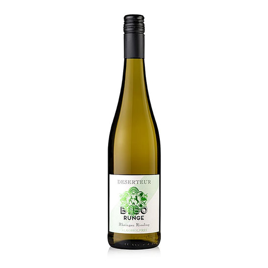 Deserteur, Riesling, alkoholfri, tør, Bibo Runge, VEGAN, 750 ml