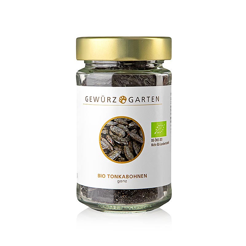 Gewürzgarten Tonkabønner, hele, økologiske, 140 g