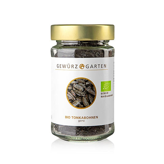 Gewürzgarten Tonkabønner, hele, økologiske, 140 g