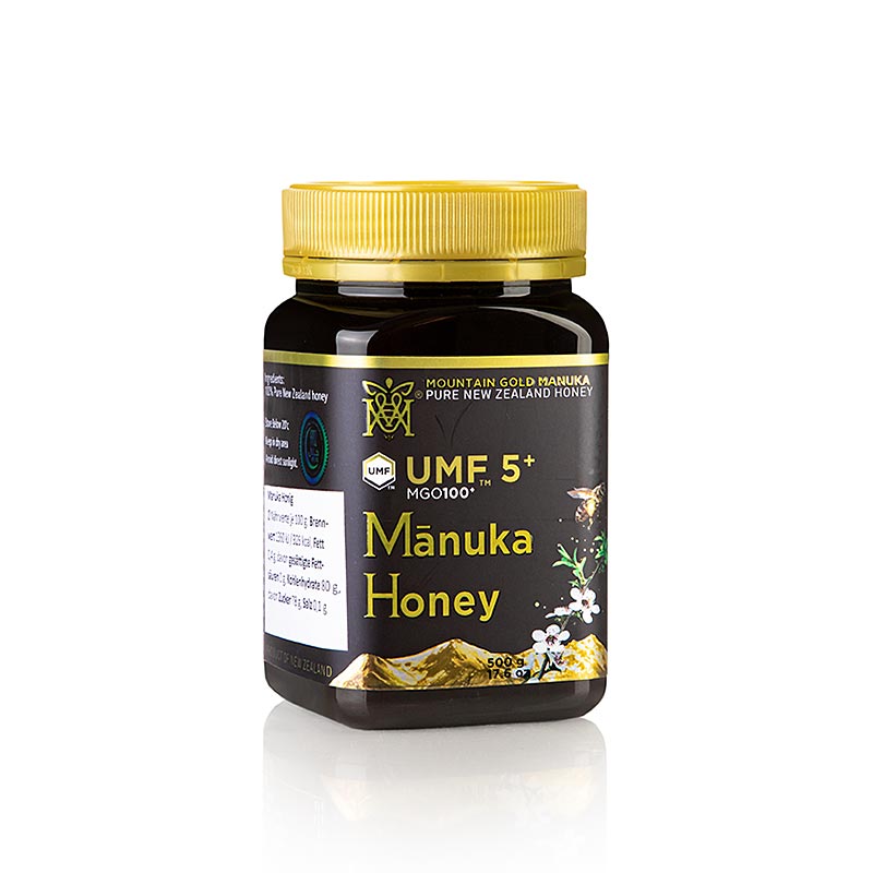 Manuka-honning UMF®-certificeret, 5+, MGM, 500 g