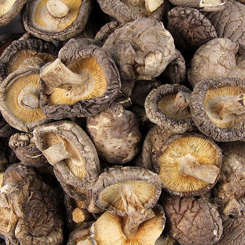 Tørrede shiitake-svampe (store, ø 6-4 cm), 500 g