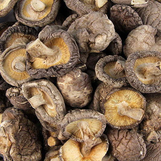 Tørrede shiitake-svampe (store, ø 6-4 cm), 500 g