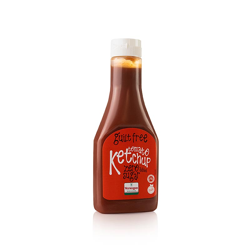 Guilt Free Tomato Ketchup Zero, ketchup uden tilsat sukker, Verstegen, 285 ml