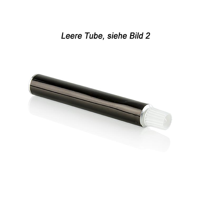 Tube til påfyldning, sort, 15 ml, uden indhold, 100 % Chef, 10 stk