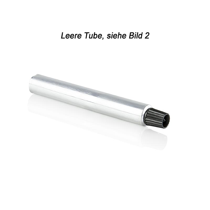 Tube til påfyldning, sølv, 15 ml, uden indhold, 100 % Chef, 10 stk