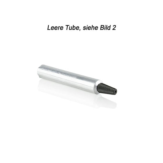 Tube til påfyldning, sølv, 7 ml, uden indhold, 100 % Chef, 10 stk
