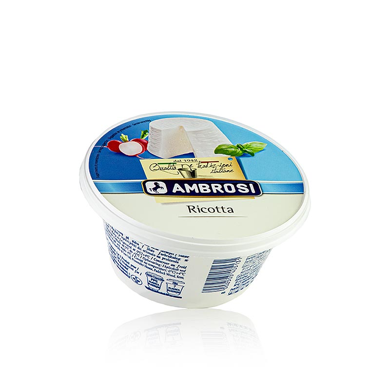 Ricottaost, af komælk, Ambrosi, 250 g