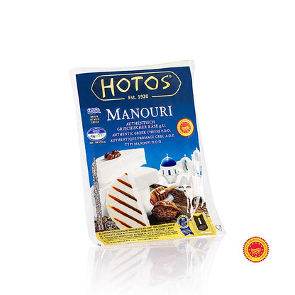 Manouri PDO/g.U., græsk ost af fåremælk, Hotos, 200 g