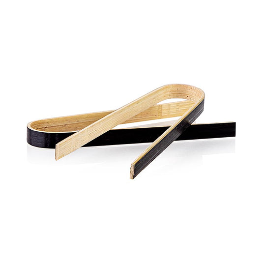 Engangs-pincet af bambustræ, 9 cm, sort, 20 stk