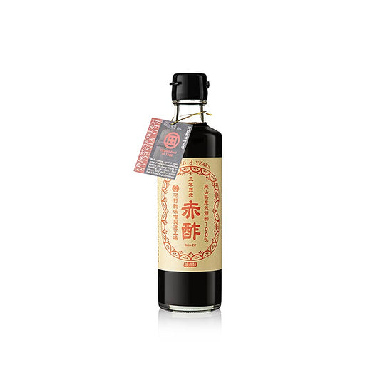 Akazu – Rød premium-eddike af sake-presserester, 3 år, Kohno Honten, Japan, 275 ml