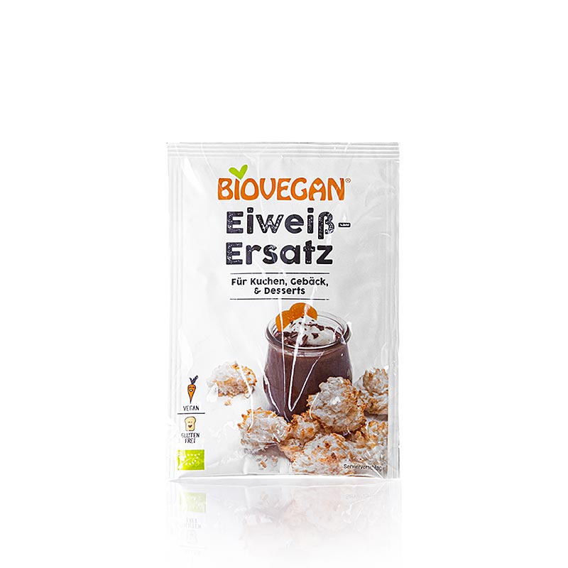 "Mein Eiweiss Ersatz", vegansk, biovegansk, økologisk, 20 g, 2 x 10 g