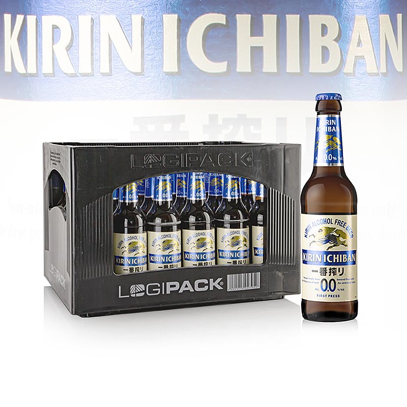 Kirin Free 0,0 %, alkoholfri øl, 24 x 330 ml, OG, 7,92 l, 24 x 330 ml