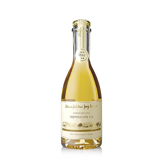 Jörg Geiger Inspiration 4.6 Pære Stikkelsbær Paprika, stille, alkoholfri, 375 ml