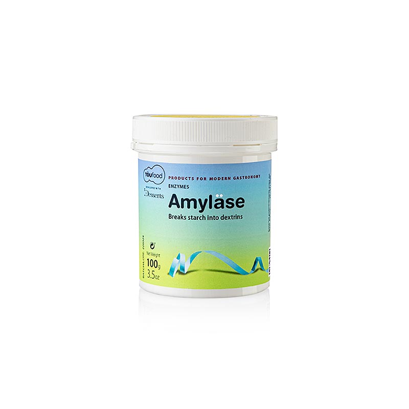 AMYLASE-pulver, amylaseenzym, TÖUFOOD, 100 g
