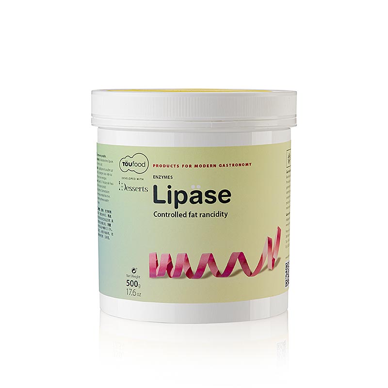 LIPASE pulver, lipaseenzym, 500 g, TÖUFOOD, 500 g