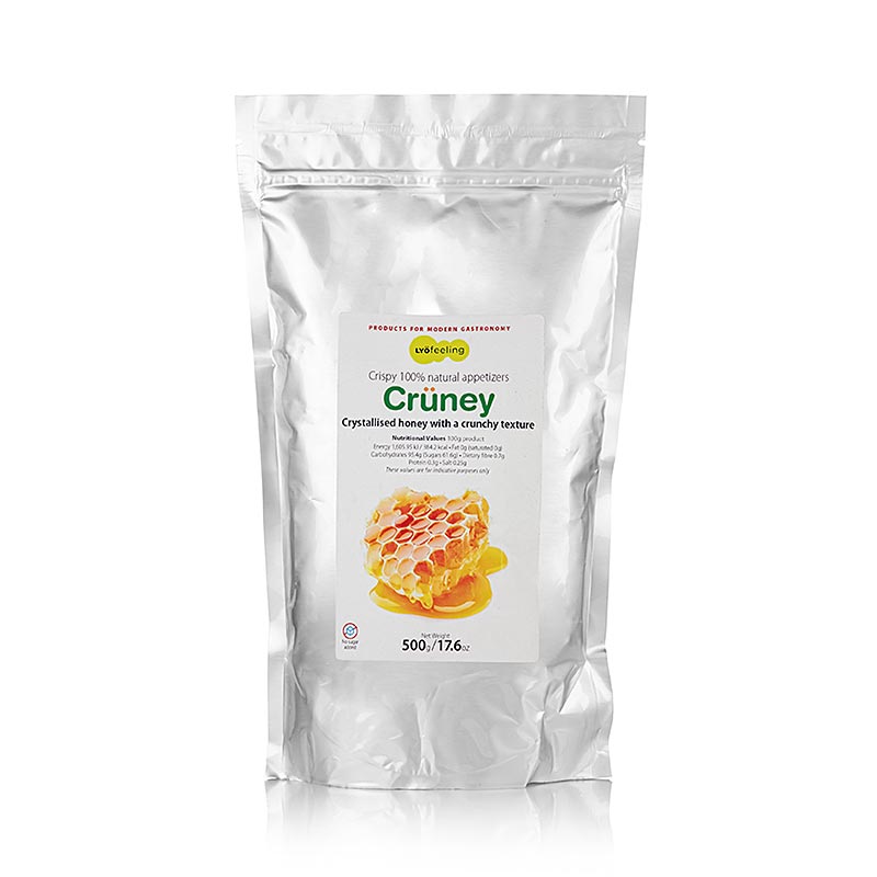 LYOFEELING CRUNEY, honningpulver, 500 g, TÖUFOOD, 500 g