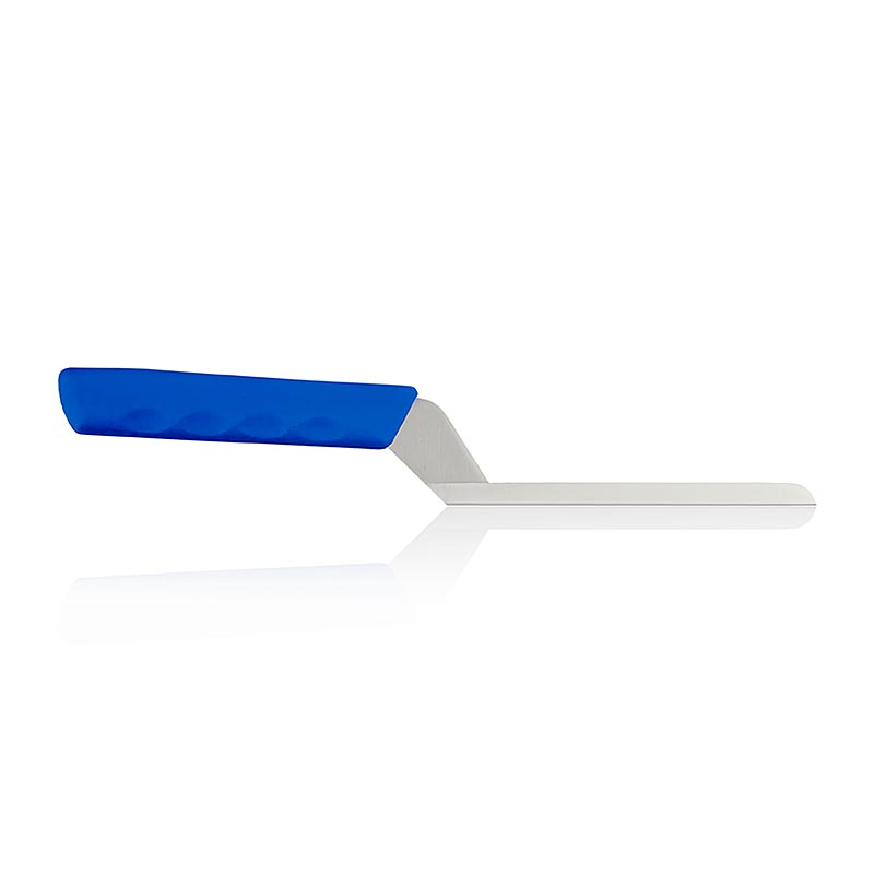 Briemesser (blødostkniv), glat, 15 cm, blåt håndtag, 1 stk
