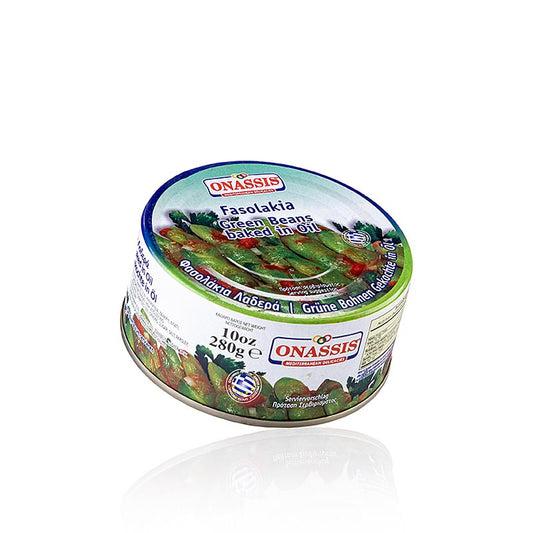 Fasolakia - Grønne bønner i tomatsauce, Onassis, 280 g