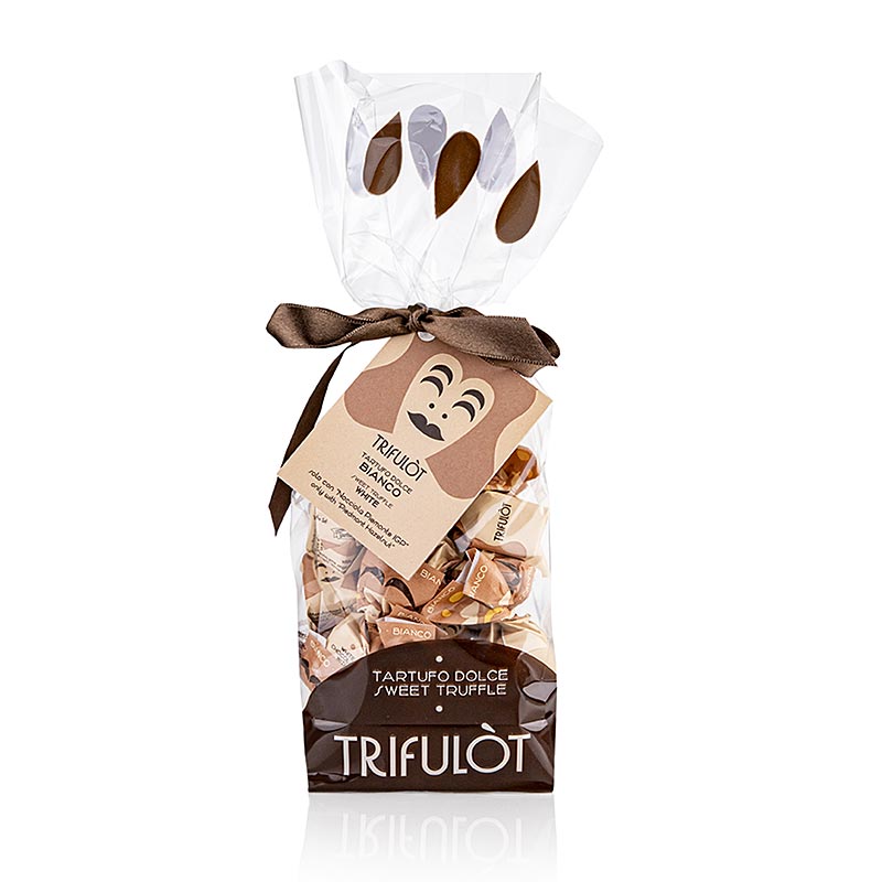 Tartuflanghe Mini-trøffelpraliner "trifulòt", hvid chokolade, ca. 7 g 180 g