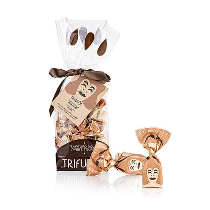 Tartuflanghe Mini-trøffelpraliner "trifulòt", hvid chokolade, ca. 7 g 180 g