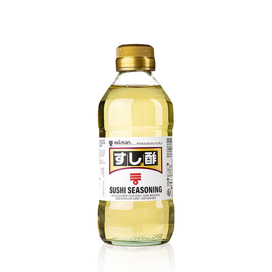 Sushi-krydderi - lys riseddike-krydderi med salt og sukker, Mizkan, 275 ml