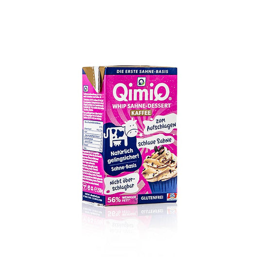 QimiQ Whip kaffe-fløde til desserter, kan piskes kold, 250 g