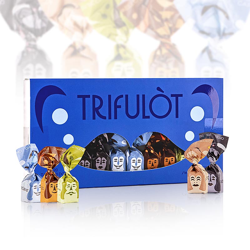 Tartuflanghe Mini-trøffelpraliner "trifulòt", 5 sorter 145 g, 20 stk