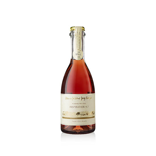 Jörg Geiger Inspiration 4.7 – Drue Chili Kirsebær, stille, alkoholfri, 375 ml