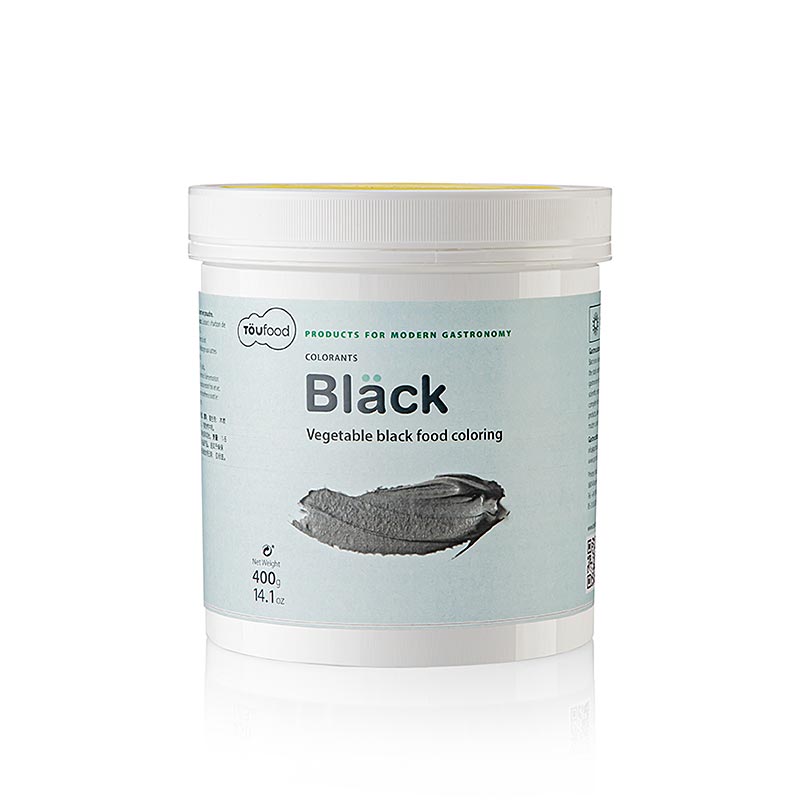 BLÄCK - Fødevarefarve sort fra kokoskul, TÖUFOOD, 400 g
