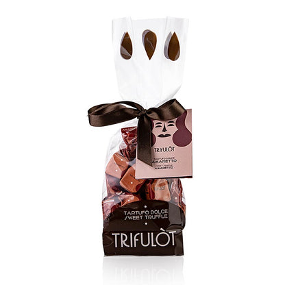 Tartuflanghe Mini-trøffelpraliner "trifulòt", Amaretto (rød), ca. 7 g 180 g