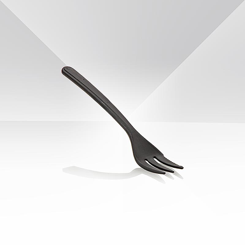 Haval Circulware snackgaffel, 13 cm, sort, ekstra stabil, PP-MF, 50 stk