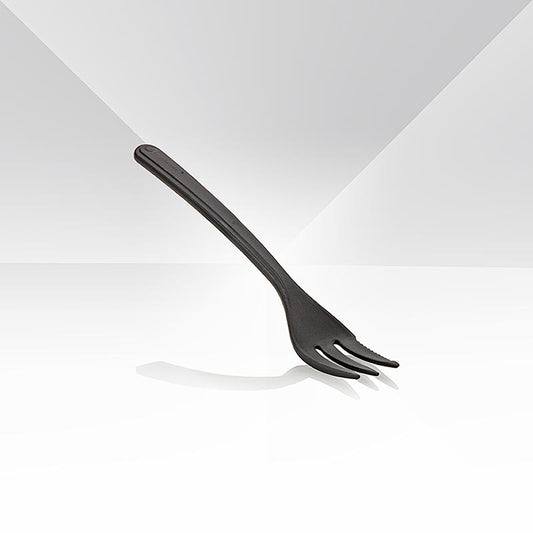 Haval Circulware snackgaffel, 13 cm, sort, ekstra stabil, PP-MF, 50 stk