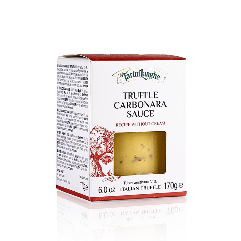 Tartuflanghe - Carbonara-sauce, med sommertrøfler, uden bacon, klar til brug, 170 g