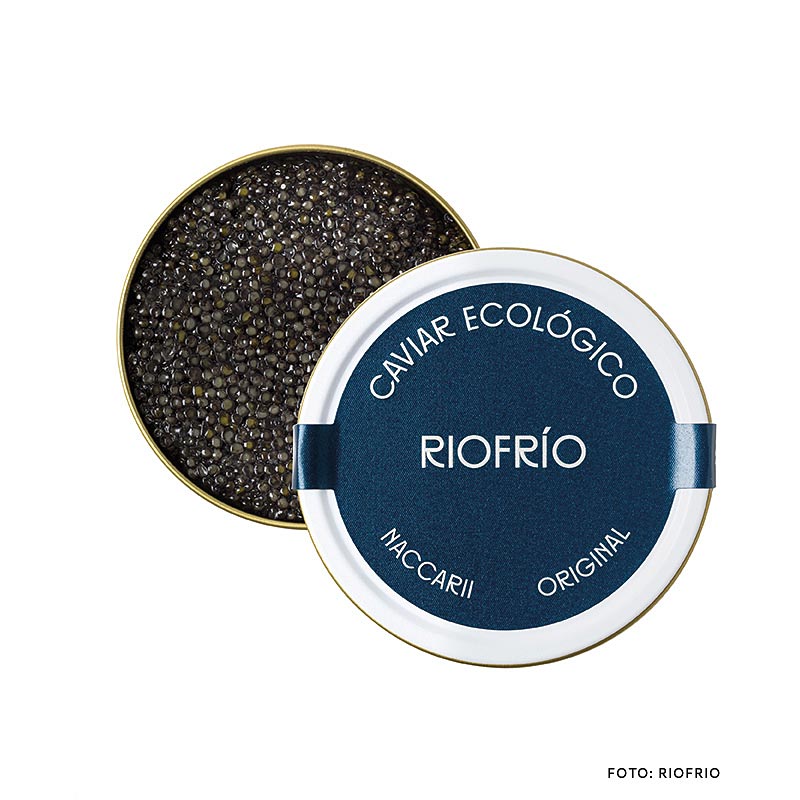 Riofrío Kaviar Classic, Naccarii, STØRKAVIAR, uden konserveringsmidler, Spanien, 50 g