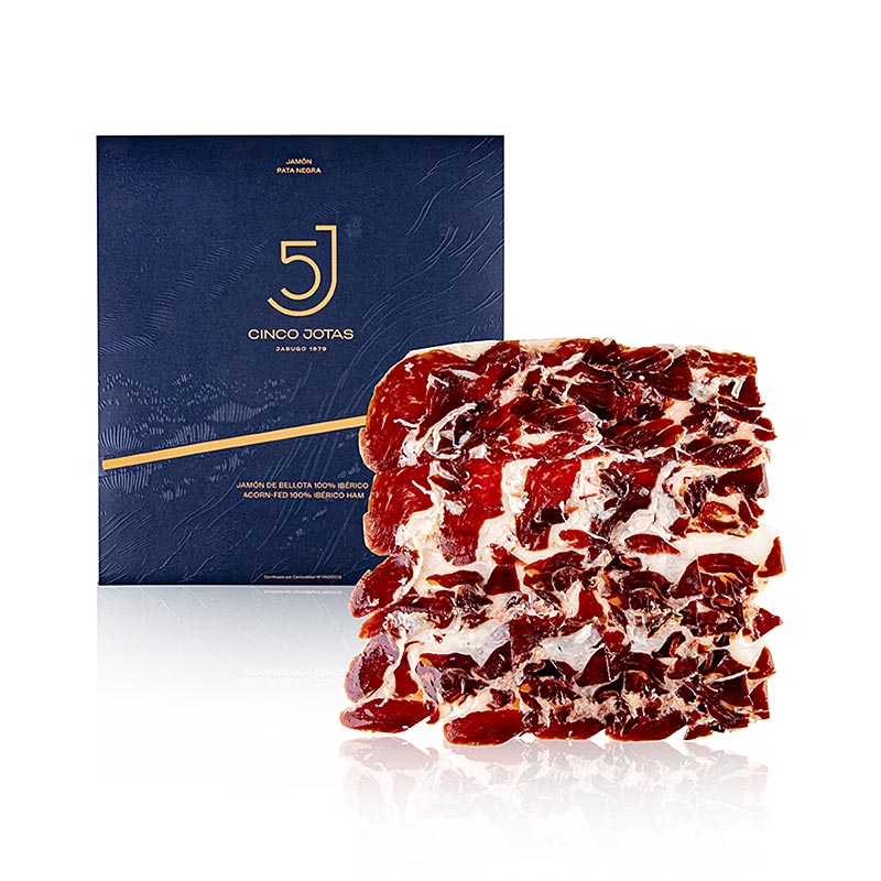 Cinco Jotas – 100 % agernfodret iberisk skinke, håndskåret, 70 g