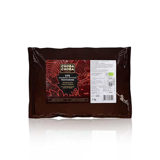Huayabamba, 60 % bitter couverture, callets, Choba Choba, økologisk, 2 kg