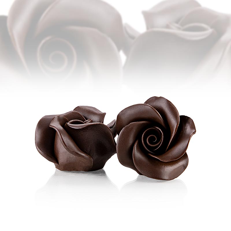 Rose, mørk, af chokolade, Dobla (77491), 300 g, 15 stk