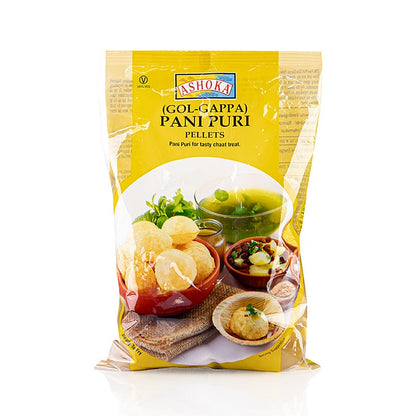Pani Puri /Gol Gappa, ubagt, chips til fyld, Ashoka, 200 g