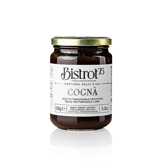 Tartuflanghe - Bistro 75 - Cognà - Sød druemost-chutney, 150 g