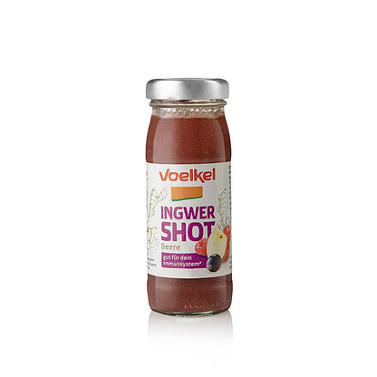 Voelkel – Ingefær & bær-shot, økologisk, vegansk, 95 ml
