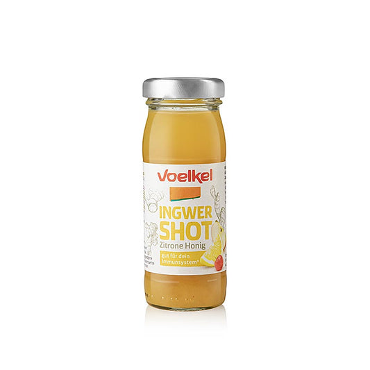 Voelkel – Ingefær-citron-honning-shot, økologisk, 95 ml